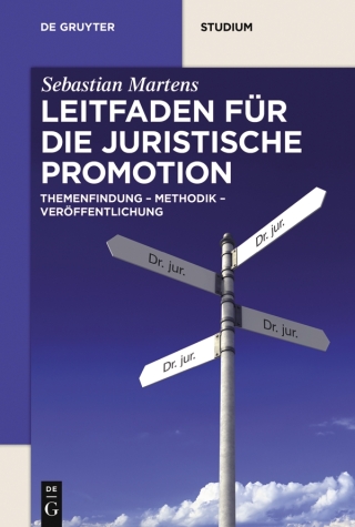 Cover image: Leitfaden für die juristische Promotion 1st edition 9783110660647