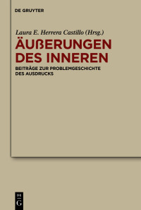 Imagen de portada: Äußerungen des Inneren 1st edition 9783110662733