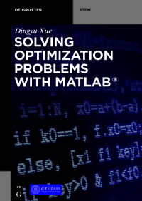 Cover image: Solving Optimization Problems with MATLAB® 1st edition 9783110663648