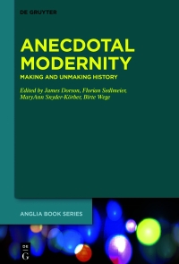 Cover image: Anecdotal Modernity 1st edition 9783110629538