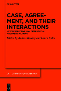 Imagen de portada: Case, Agreement, and their Interactions 1st edition 9783110665765