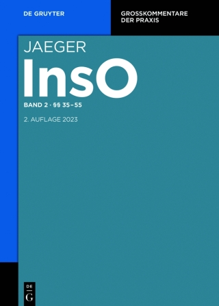 Cover image: §§ 35-55 1st edition 9783110661118