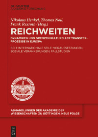 Titelbild: Internationale Stile – Voraussetzungen, soziale Verankerungen, Fallstudien 1st edition 9783110650013