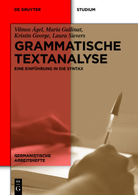 Omslagafbeelding: Grammatische Textanalyse 1st edition 9783110669954
