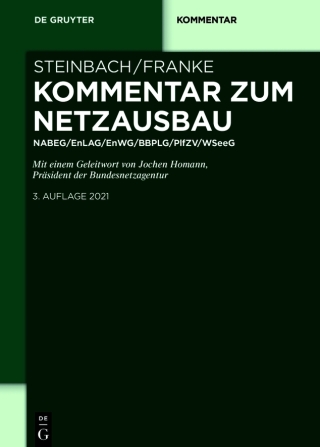 表紙画像: Kommentar zum Netzausbau 3rd edition 9783110670318