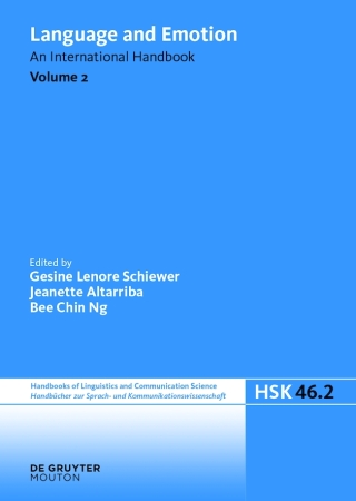 Omslagafbeelding: Language and Emotion. Volume 2 1st edition 9783110670783