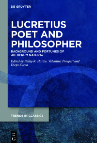 Imagen de portada: Lucretius Poet and Philosopher 1st edition 9783110673470