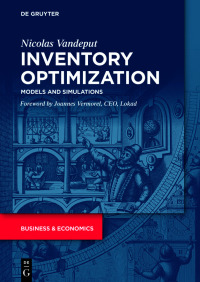 Imagen de portada: Inventory Optimization 1st edition 9783110673913