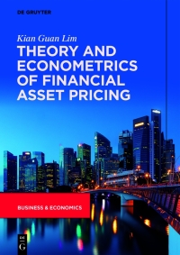 Imagen de portada: Theory and Econometrics of Financial Asset Pricing 1st edition 9783110673852