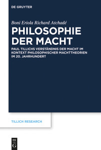 صورة الغلاف: Philosophie der Macht 1st edition 9783110674590