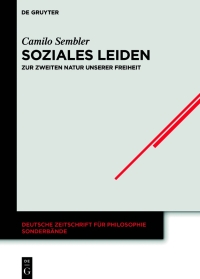 Imagen de portada: Soziales Leiden 1st edition 9783110678246