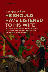 Cover image: «He should have listened to his wife!» 1st edition 9783110621990