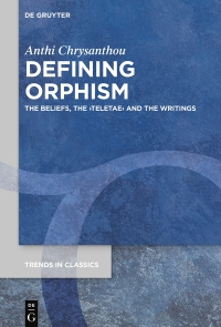 Imagen de portada: Defining Orphism 1st edition 9783110678390