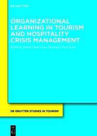 Cover image: Organizational learning in tourism and hospitality crisis management 1st edition 9783110679076