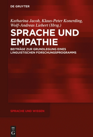 Immagine di copertina: Sprache und Empathie 1st edition 9783110679601