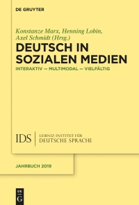 Imagen de portada: Deutsch in Sozialen Medien 1st edition 9783110678864