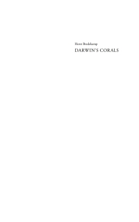 Cover image: Darwin's Corals 1st edition 9783110643343