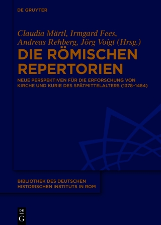 Omslagafbeelding: Die römischen Repertorien 1st edition 9783110645842