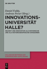 Imagen de portada: Innovationsuniversität Halle? 1st edition 9783110668209