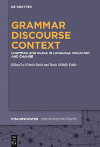 Titelbild: Grammar – Discourse – Context 1st edition 9783110682496