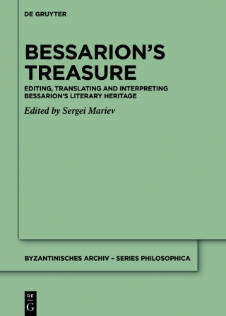 Cover image: Bessarion’s Treasure 1st edition 9783110601800