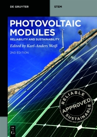 Cover image: Photovoltaic Modules 2nd edition 9783110685541