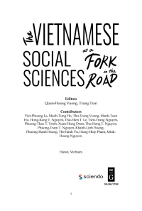 صورة الغلاف: The Vietnamese Social Sciences at a Fork in the Road 1st edition 9783110686074