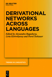 Cover image: Derivational Networks Across Languages 1st edition 9783110686494