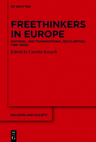Cover image: Freethinkers in Europe 1st edition 9783110687163