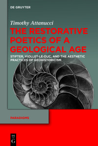 Titelbild: The Restorative Poetics of a Geological Age 1st edition 9783110685534
