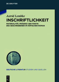 Cover image: Inschriftlichkeit 1st edition 9783110689266