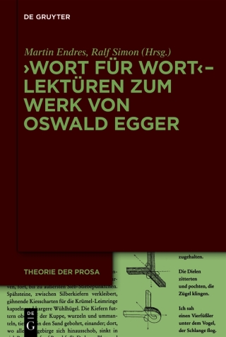Cover image: ›Wort für Wort‹ – Lektüren zum Werk von Oswald Egger 1st edition 9783110689242