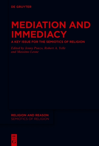 Imagen de portada: Mediation and Immediacy 1st edition 9783110690323