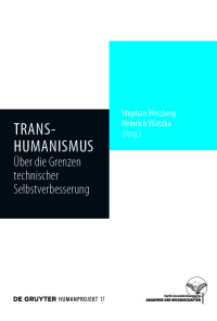 Imagen de portada: Transhumanismus 1st edition 9783110690958
