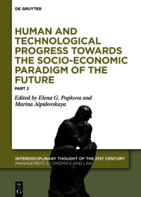 Imagen de portada: Human and Technological Progress Towards the Socio-Economic Paradigm of the Future 1st edition 9783110692037