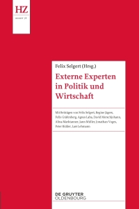 Cover image: Externe Experten in Politik und Wirtschaft 1st edition 9783110693638