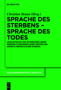 表紙画像: Sprache des Sterbens – Sprache des Todes 1st edition 9783110694710