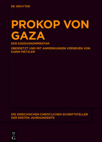 Omslagafbeelding: Prokop von Gaza 1st edition 9783110694864