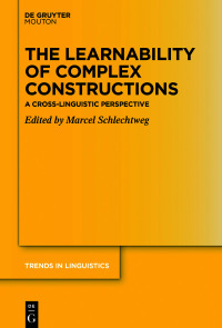 Imagen de portada: The Learnability of Complex Constructions 1st edition 9783110694499