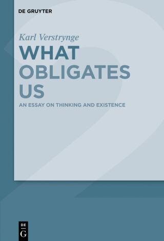 Cover image: An Essay on Thinking and Existence 1st edition 9783110692389