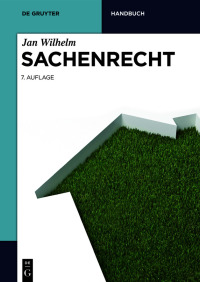 Cover image: Sachenrecht 7th edition 9783110696394