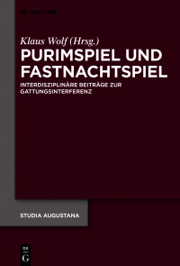 Cover image: Purimspiel und Fastnachtspiel 1st edition 9783110696820