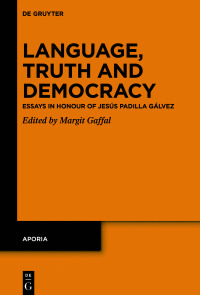 Cover image: Language, Truth and Democracy 1st edition 9783110697322
