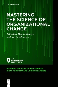 Cover image: Mastering the Science of Organizational Change 1st edition 9783110697711