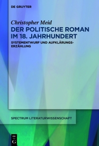 Cover image: Der politische Roman im 18. Jahrhundert 1st edition 9783110699142