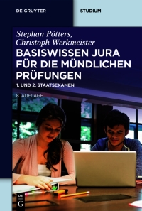 Imagen de portada: Basiswissen Jura für die mündlichen Prüfungen 8th edition 9783110701531