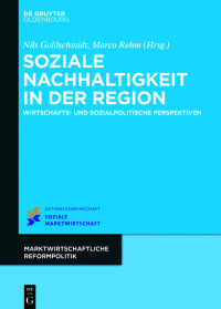 Cover image: Soziale Nachhaltigkeit in der Region 1st edition 9783110701555