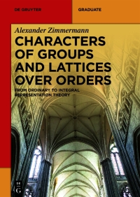 Cover image: Characters of Groups and Lattices over Orders 1st edition 9783110702439