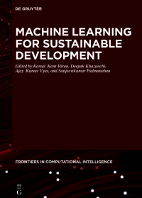 Cover image: Machine Learning for Sustainable Development 1st edition 9783110702484