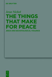 صورة الغلاف: The Things that Make for Peace 1st edition 9783110702415